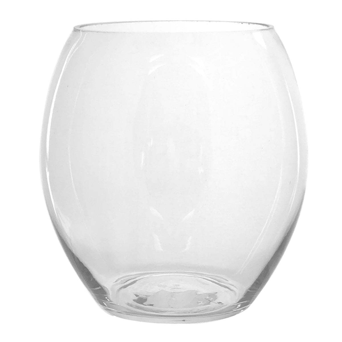 Oval Open Terrarium Glass Vase for DIY