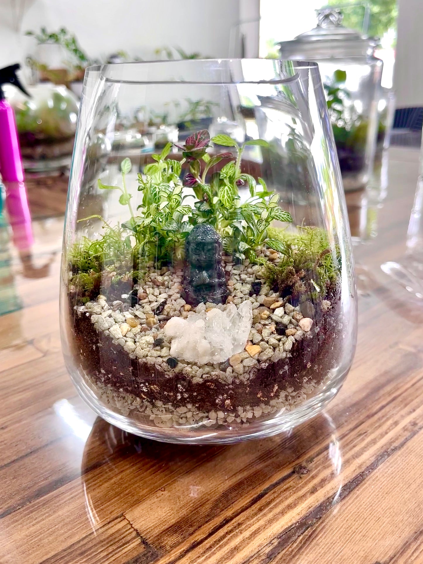 Crystal Buddha Terrarium