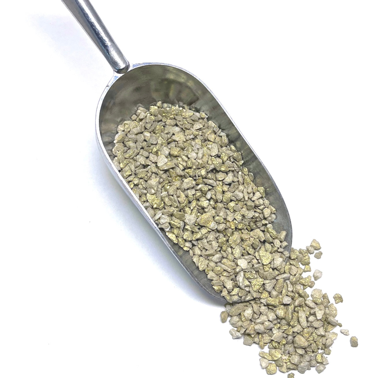 Decorative Crushed Gravel for DIY Terrariums- Gold